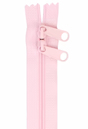 Handbag Zipper 30in Pale Pink
