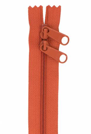 Handbag Zipper 30in Double-Slide - Redwood