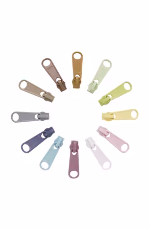 Zipper Pull Set - LIGHTS - 12 #4.5 pulls